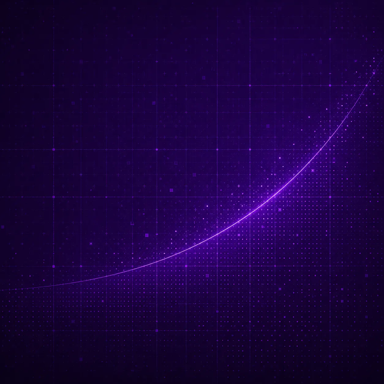 Faint purple curved line pattern on a dark background